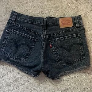 Levi’s Black 501 Shorts